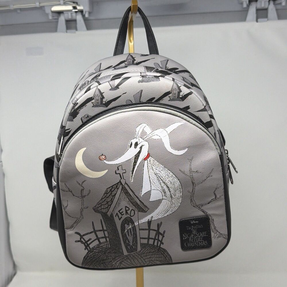 Loungefly Disney Nightmare Before Christmas Zero Graveyard Backpack Halloween